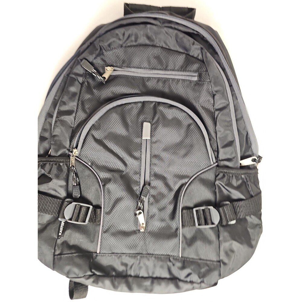 Eastsport Black Laptop Backpack Multi-Compartment Travel School Book Bag